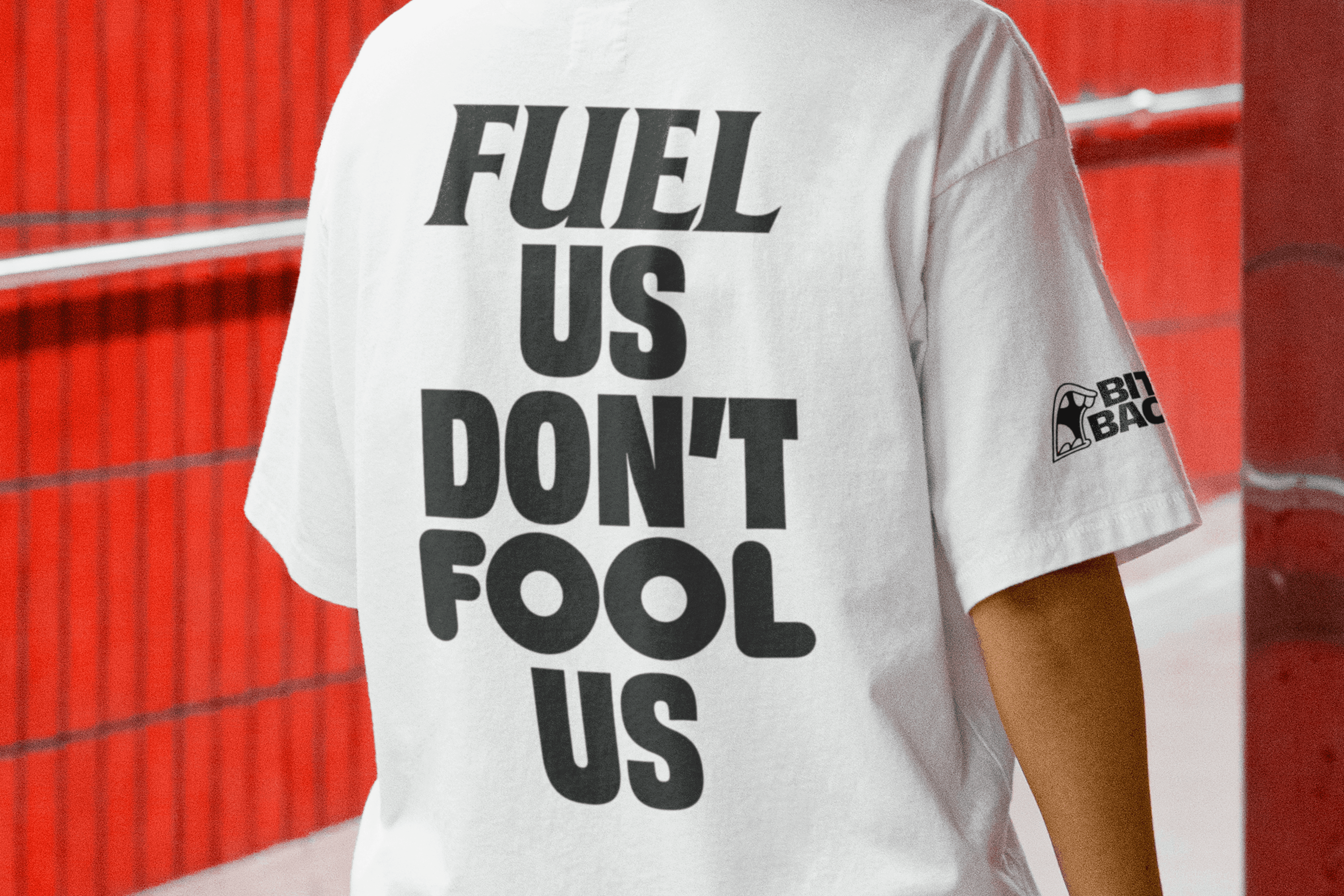 Bite Back T-shirt with text